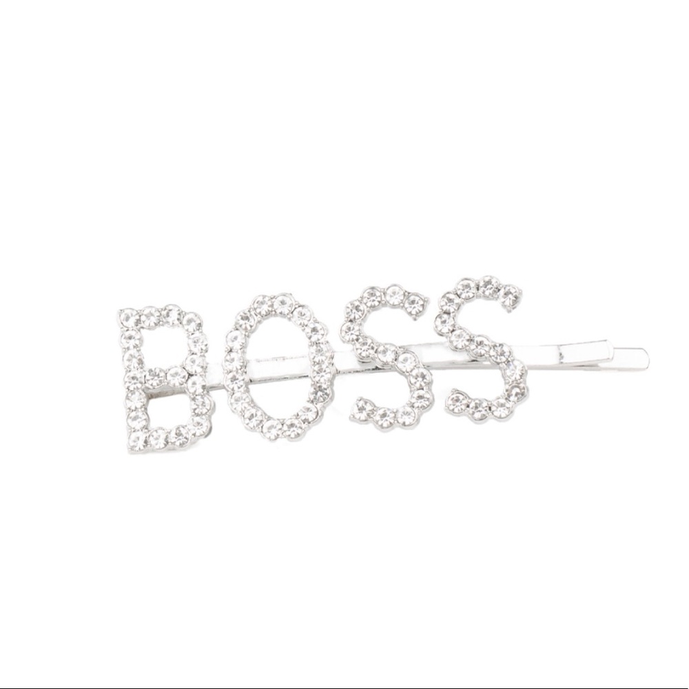 Crystal BOSS hair pin